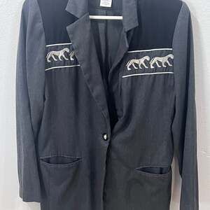Circle S Vintage Black Western Blazer